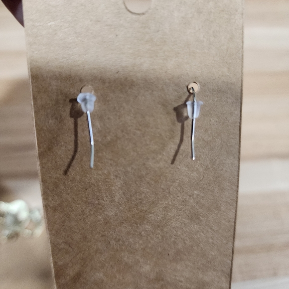 Handmade Black Cat With Ouija Eye Shape Pink Tiger Cat Enamel Metal Earrings Set - Picture 7 of 8